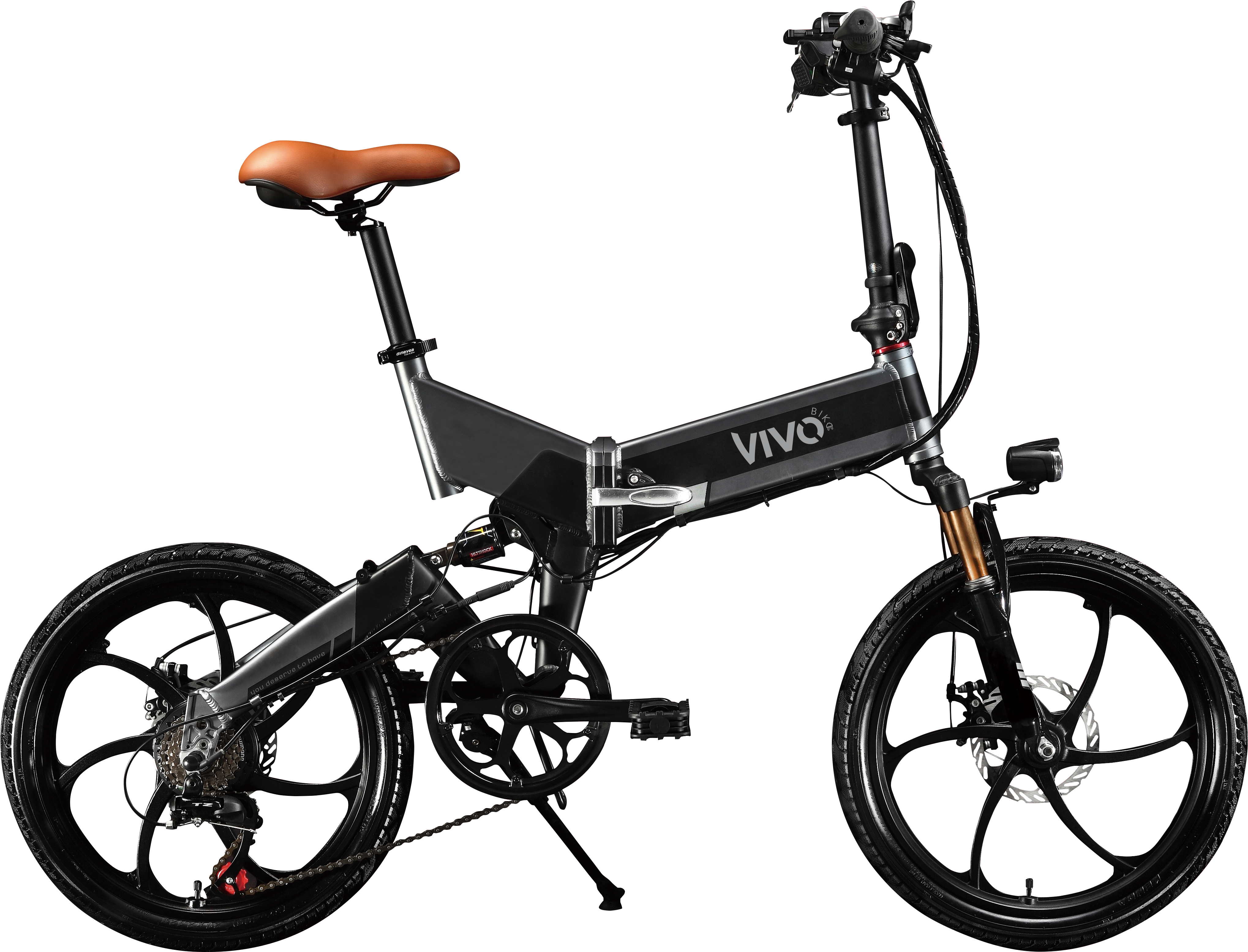Download Image - Folding Fat E Bike Clipart (4277x3309), Png Download