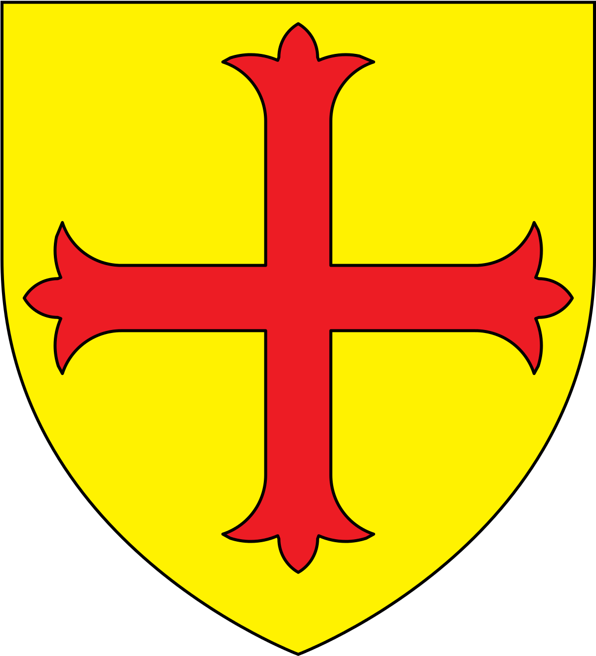 Archenland Coat Of Arms Clipart (1200x1320), Png Download