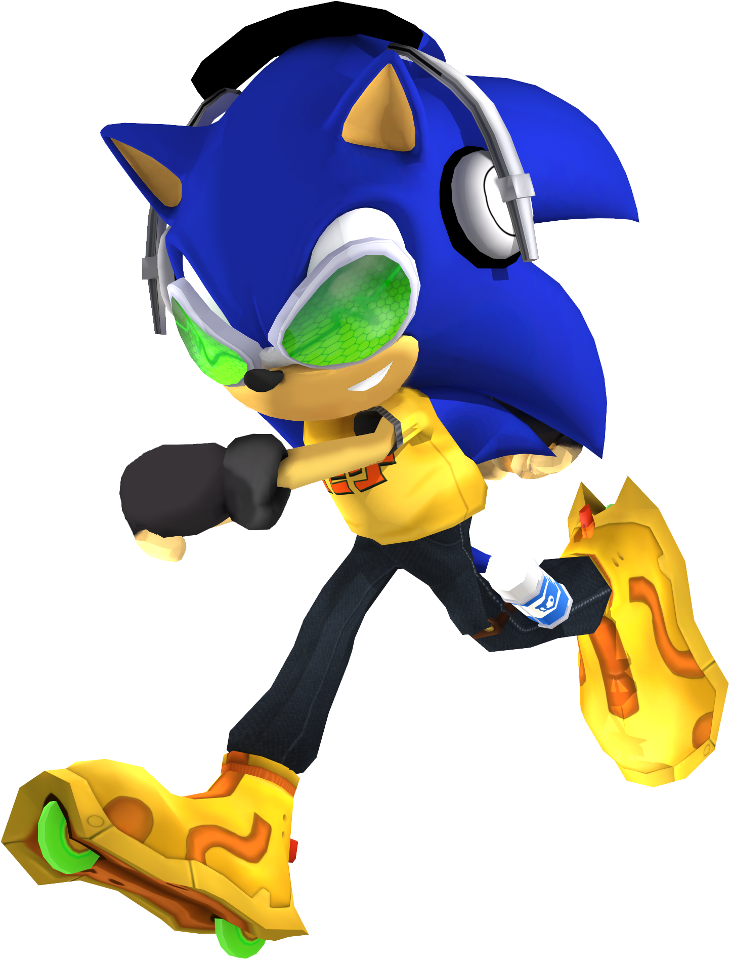 Sonic Forces Jet Set Radio , Png Download - Sonic Forces Jet Set Radio Clipart (1441x1894), Png Download
