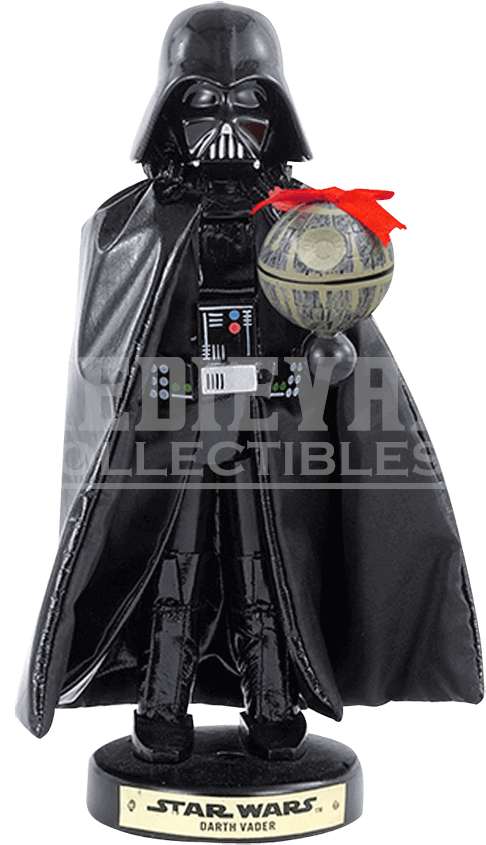 Star Wars Darth Vader With Death Star Nutcracker - Star Wars Nutcracker Clipart (850x850), Png Download