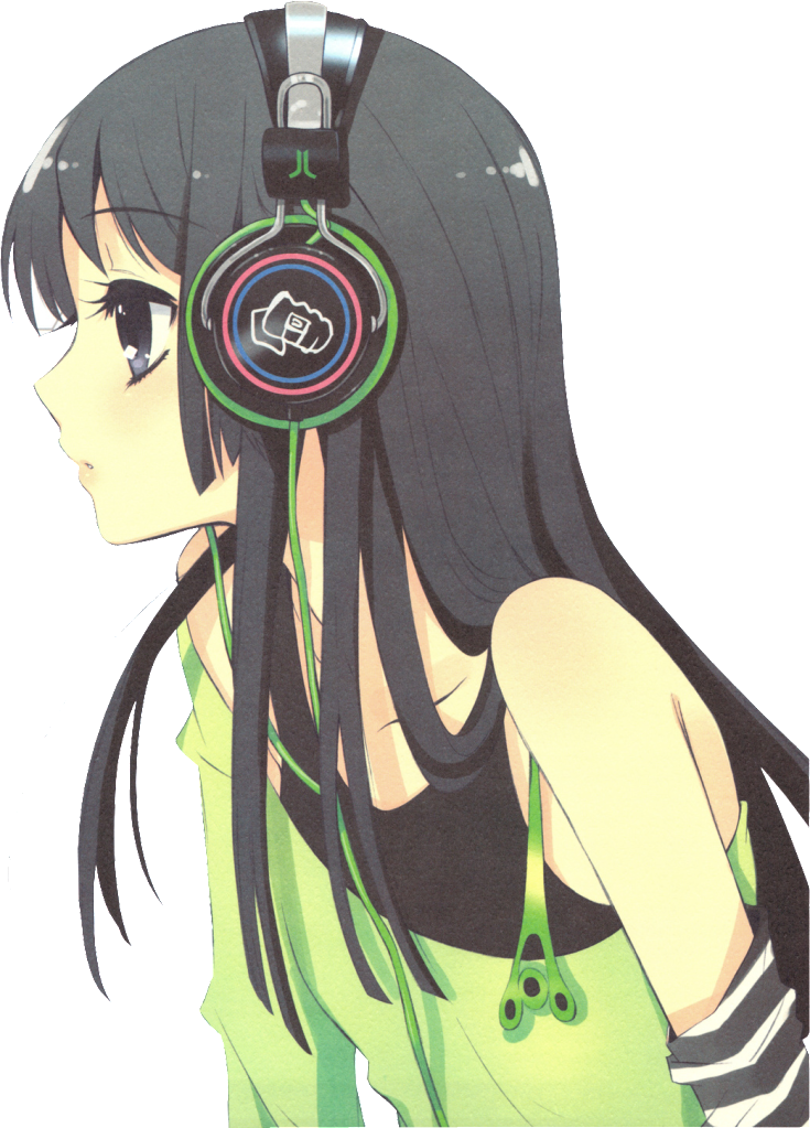 Photo K On Mio Render By Austinjklim - Anime Girl Partying Render Clipart (735x1023), Png Download