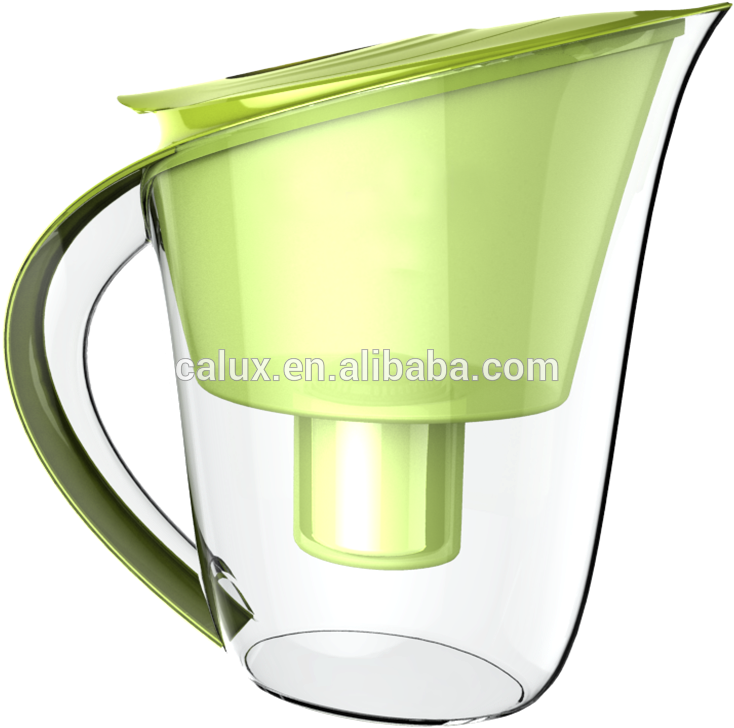 Calux Alkaline 10-cup Everyday Water Filter Pitcher - Cup Clipart (830x810), Png Download