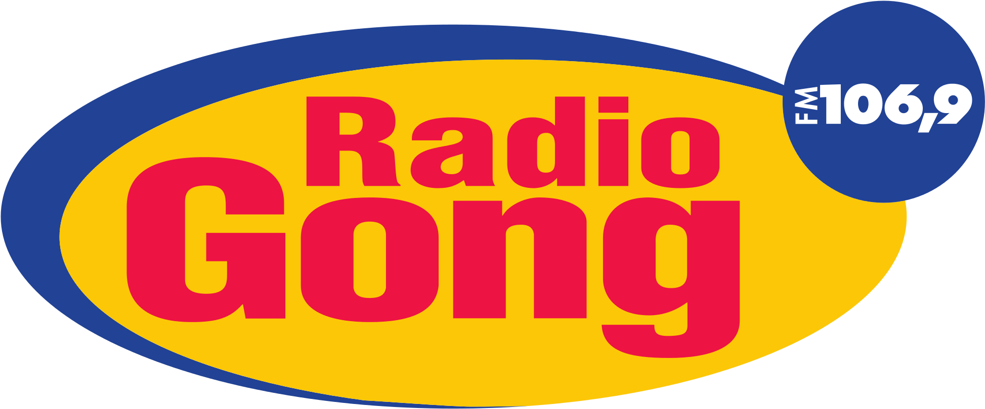 Radio Gong Logo - Radio Gong Clipart (2000x861), Png Download