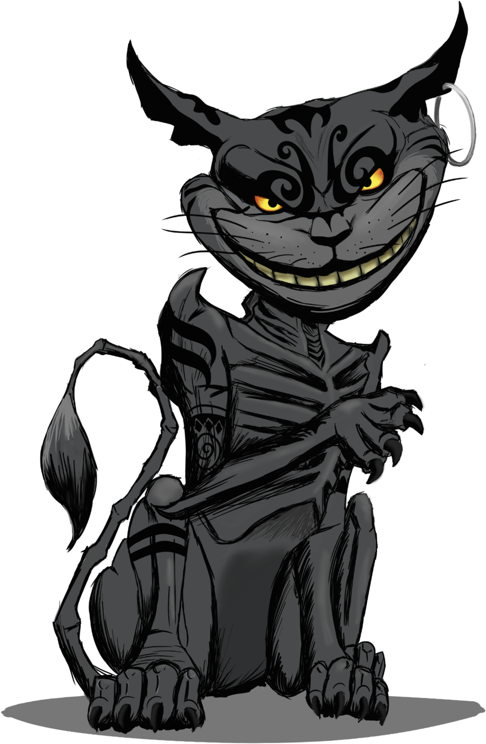 Cheshire Cat By Alice In Wonderland Madness Returns Cheshire Cat Clipart Large Size Png