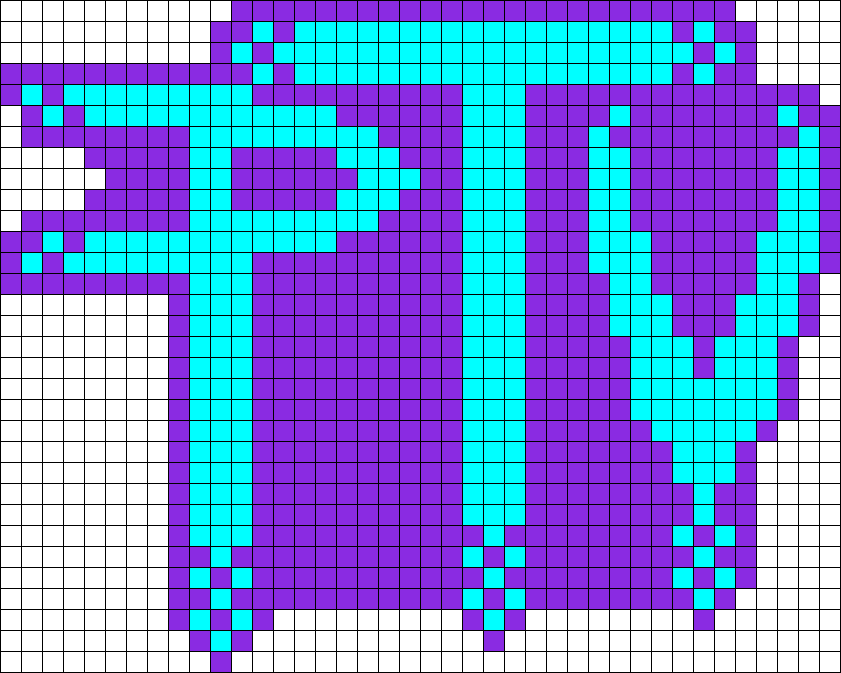 Pierce The Veil Fade Logo Perler Bead Pattern / Bead - Gumball E Darwin Thug Life Clipart (841x673), Png Download