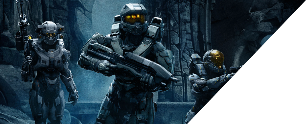 Guardians Lfg - Halo Master Chief And His Team Clipart (1068x432), Png Download