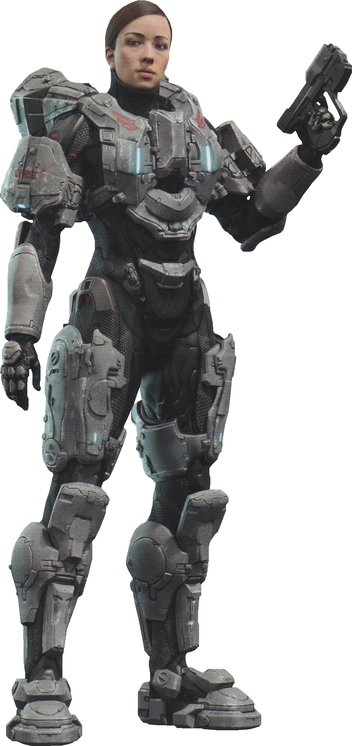 Image - Halo Sarah Palmer Armor Clipart (1200x2420), Png Download