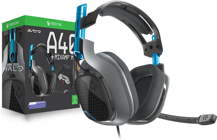 Halo A40 M80 Feature - Astro A40 Mixamp Halo Clipart (900x449), Png Download