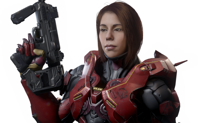 Spartan Vale, Halo 5, Halo, Halo - Olympia Vale Halo Clipart (748x421), Png Download
