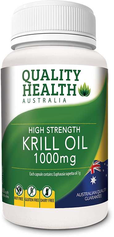 Quality Health High Strength Krill Oil 1000mg 60s - Animal Clipart (800x800), Png Download