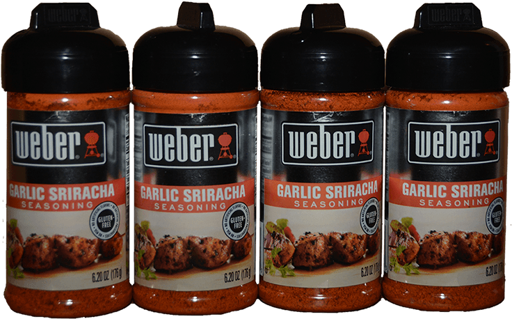 Weber Garlic Sriracha Seasoning 4 X - Weber Grill Clipart (800x640), Png Download