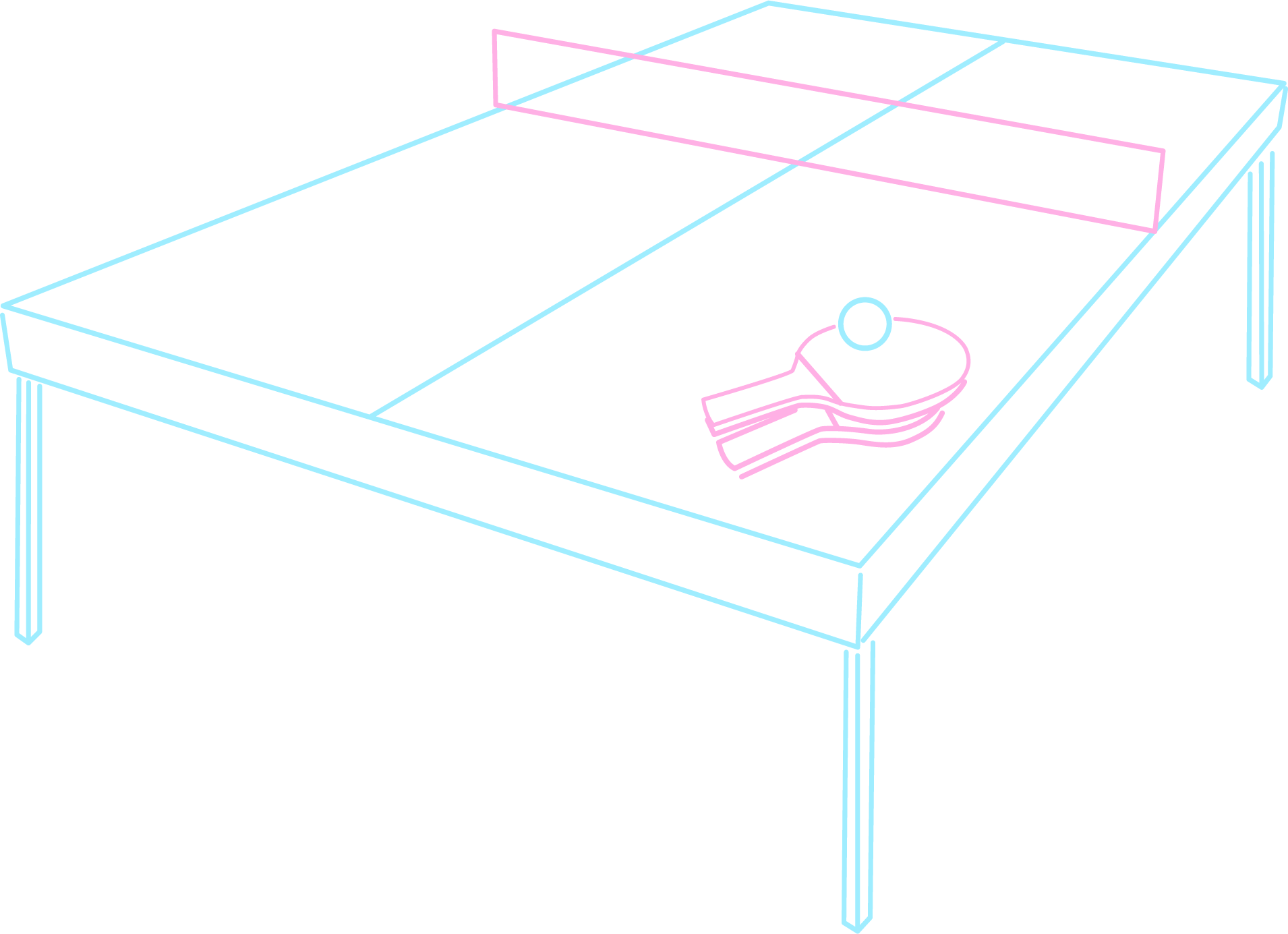 Ping Pong Table - Coffee Table Clipart (1910x1385), Png Download