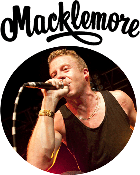 Macklemore With Logo - Macklemore The Language Of My World Clipart (500x667), Png Download