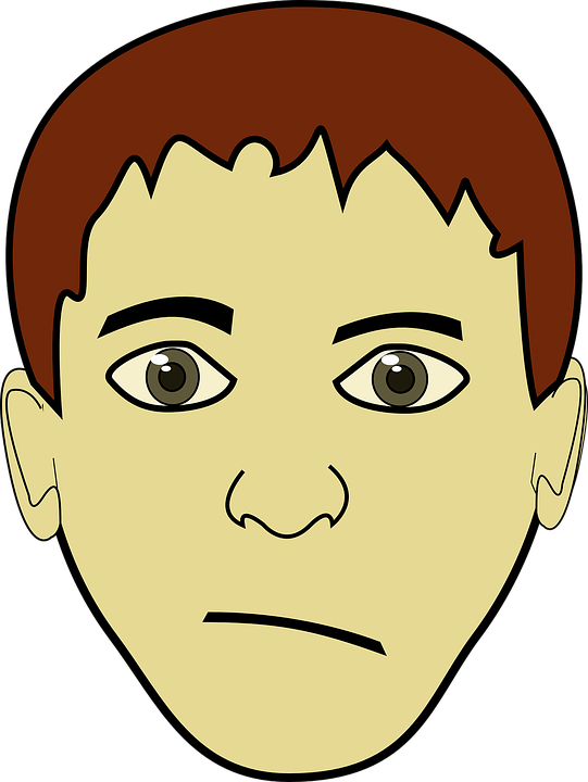 Boy Brown Eyes Clipart - Short Brown Hair Boy - Png Download (541x720), Png Download