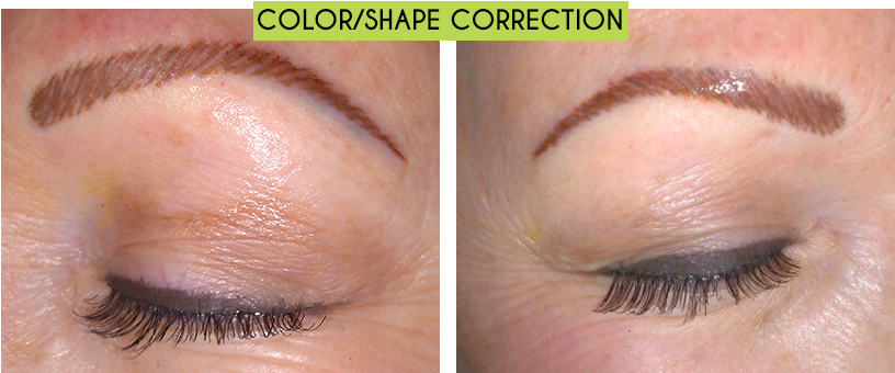 Color Correction Permanent Makeup - Eye Shadow Clipart (900x350), Png Download