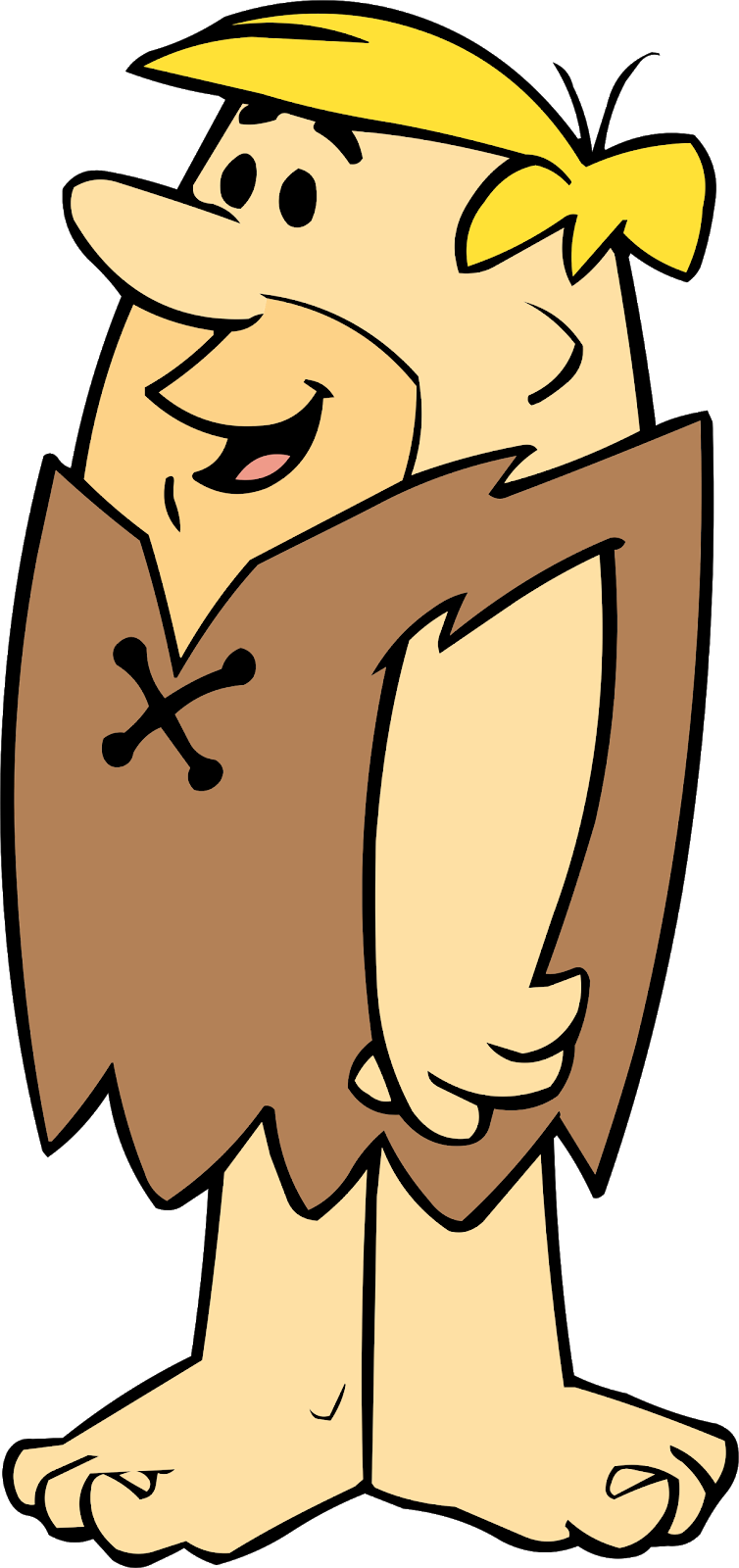 Flintstones Cartoon Character, Flintstones Characters, - Barney Rubble Clipart (754x1600), Png Download