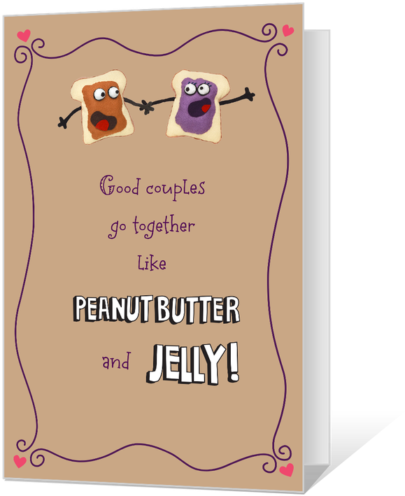 Peanut Butter And Jelly Printable - Cartoon Clipart (950x760), Png Download