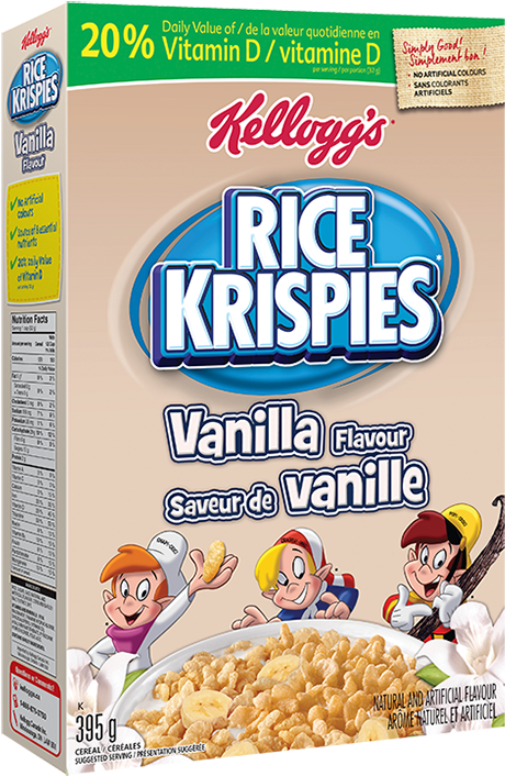 6168803 - Kellogg's Rice Krispies Vanilla Clipart (586x800), Png Download