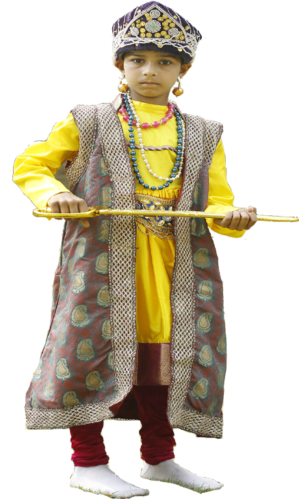 Mughal King Costumes - King Costume In Mughal Clipart (450x750), Png Download