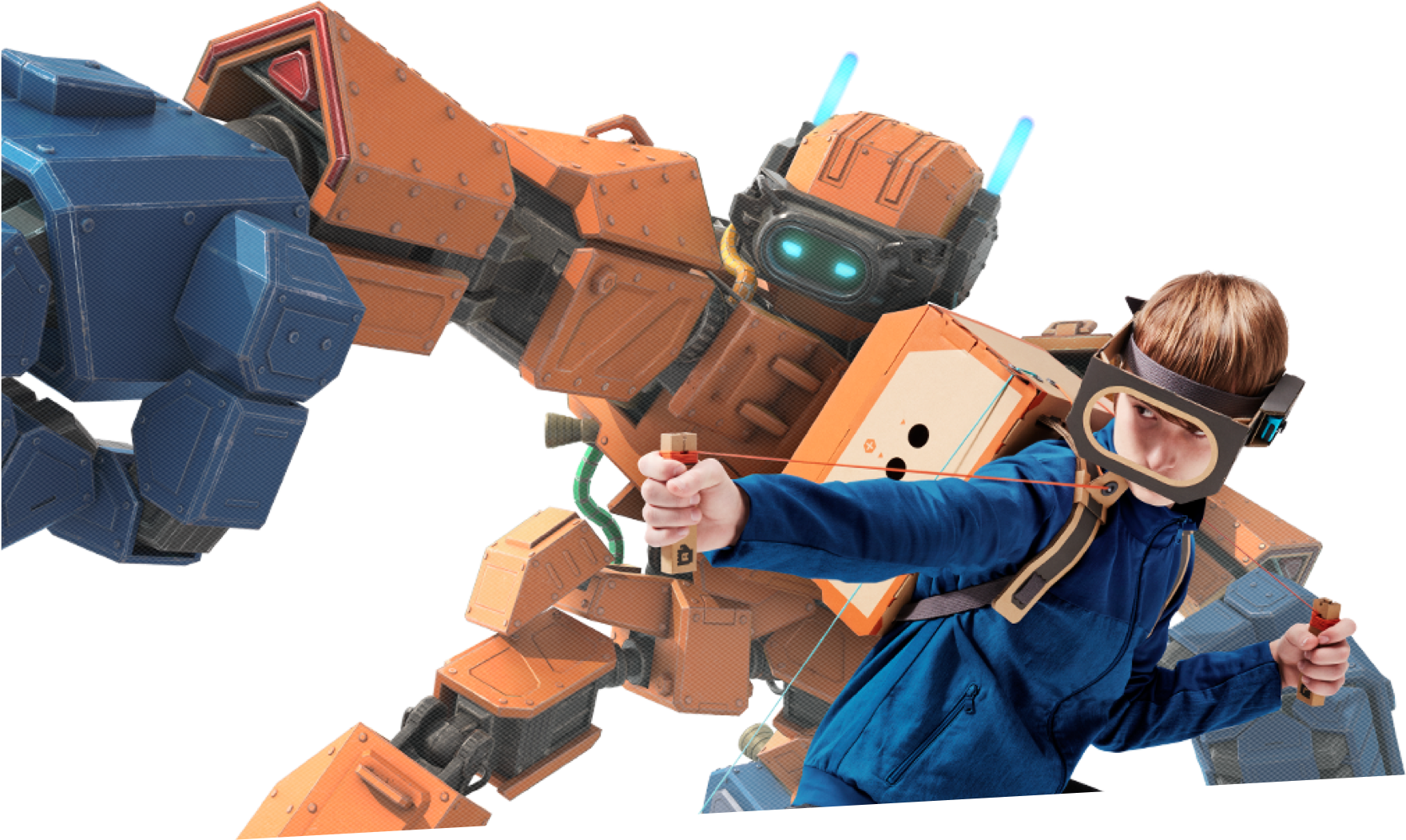 Upcoming Nintendo Labo Kit To Implement Vr Support - Nintendo Labo Robot Png Clipart (1760x1052), Png Download