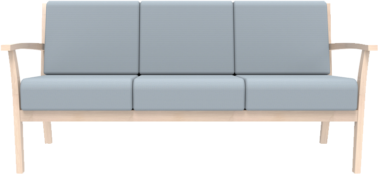 Three Seater Sofa - Väntrums Soffor Clipart (1001x1001), Png Download