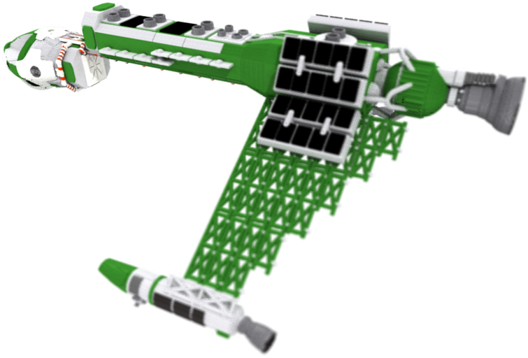 Klingon Bird Of Prey In Hawk Style Re-tweet If You - Lego Clipart (1200x563), Png Download