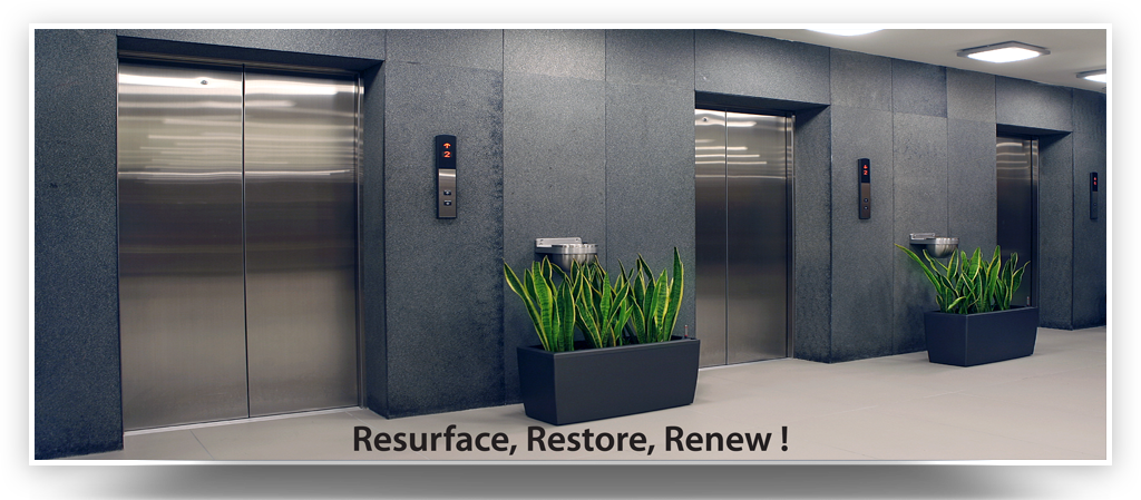 Stainless Steel Restoration - Elevator Clipart (1024x449), Png Download