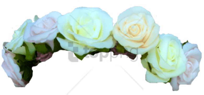Free Png Yellow Flower Crown Transparent Png Image - Transparent Flower Crown Clipart (850x432), Png Download