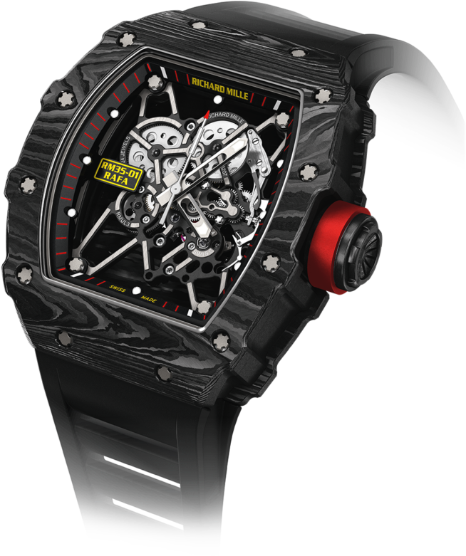 Close Up View Of The Tpt Material Used On The Richard - Richard Mille Rm35 02 Price Clipart (700x888), Png Download
