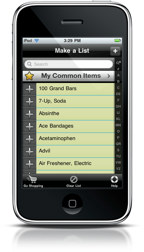 Grocerylist Iphone - Grades Ios App Clipart (560x840), Png Download