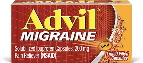 Advil Migraine - Chocolate Clipart (558x636), Png Download