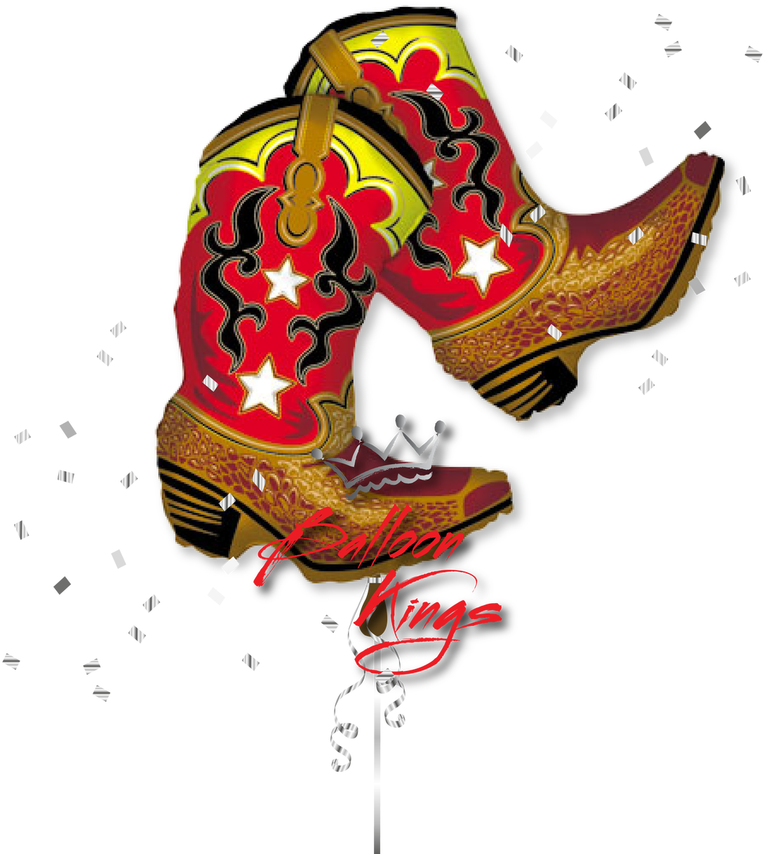 Rodeo Balloons , Png Download - Happy Birthday Western Style Clipart (1089x1218), Png Download