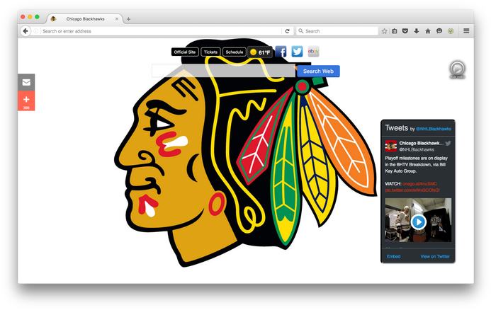Nhl Chicago Blackhawks New Tabby Brand Thunder, Llc - Chicago Blackhawks Clipart (700x443), Png Download