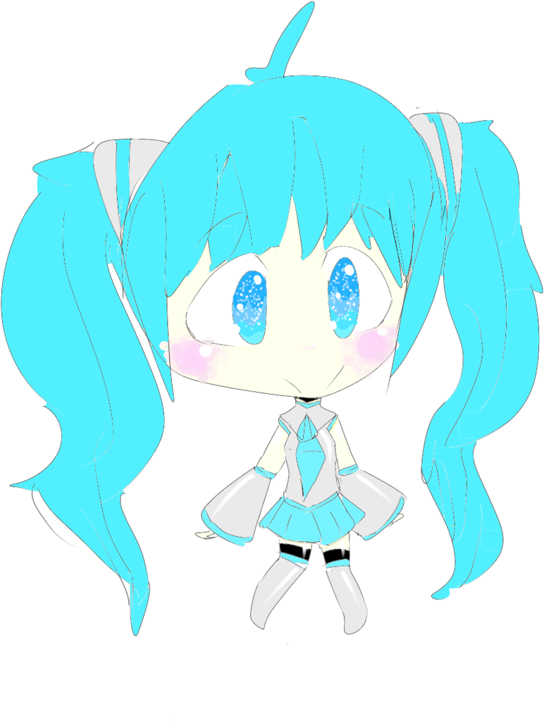 Another Miku Hatsune - Illustration Clipart (905x1280), Png Download