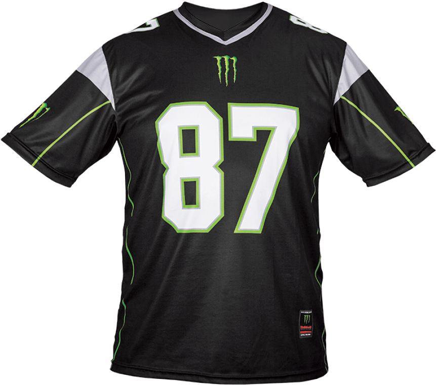 Gronk Monster Energy Jersey Clipart (900x796), Png Download