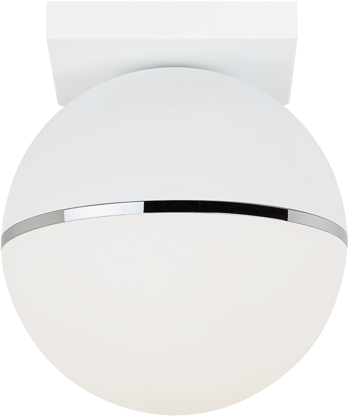 Akova Ceiling Matte White/chrome - Circle Clipart (1440x1440), Png Download