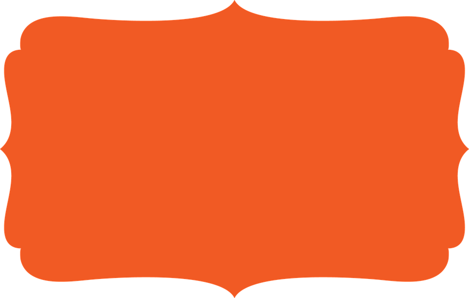Frame Edge Orange - Marco Png Color Salmon Clipart (960x610), Png Download