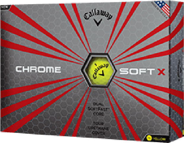 Personalised Chrome Soft X Yellow - Callaway Chrome Soft X Golf Balls Clipart (700x700), Png Download