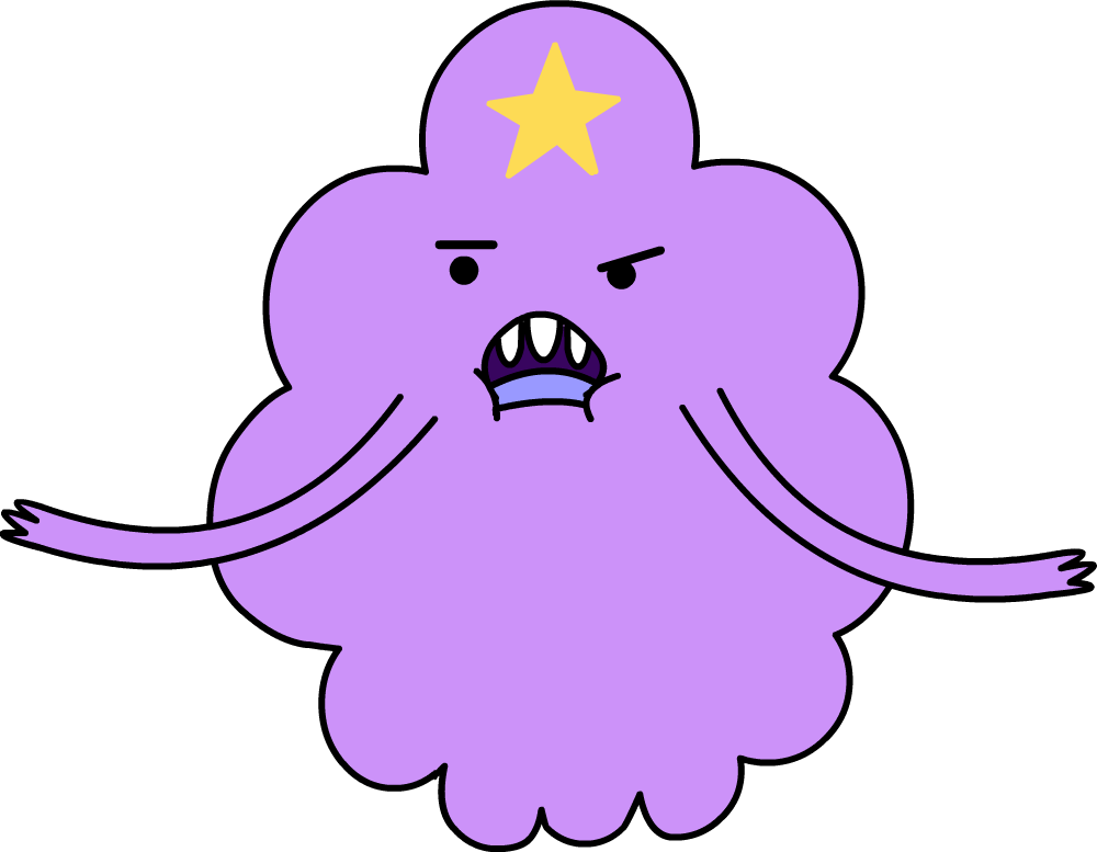 Adventure Time Princess Lumpy Png - Lumpy Space Princess Png Clipart (1000x777), Png Download