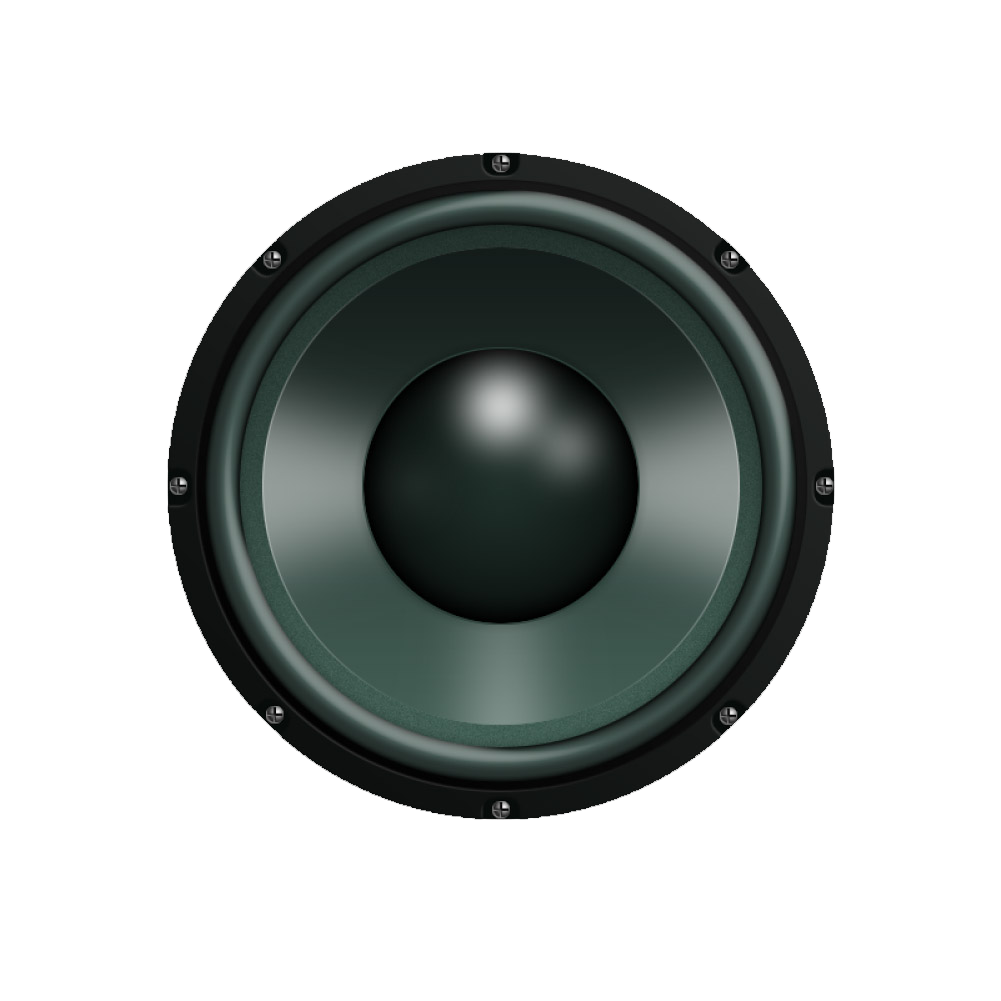 Subwoofer Sound Loudspeaker - Loudspeaker Clipart (1001x1001), Png Download