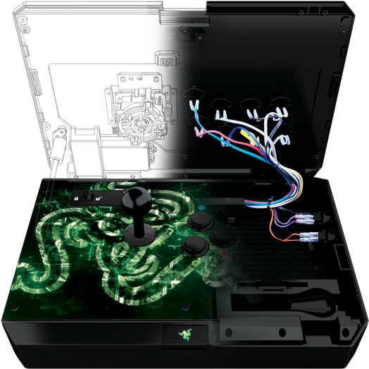 Razer Unveils Xbox One Fighting Stick At Evo Tournament - Xbox One Razer Console Clipart (800x600), Png Download