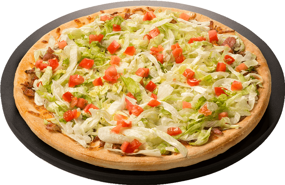 Blt - Butter Chicken Pizza Png Clipart (960x800), Png Download