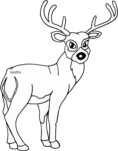 Ohio State Animal - Elk Clipart (540x648), Png Download