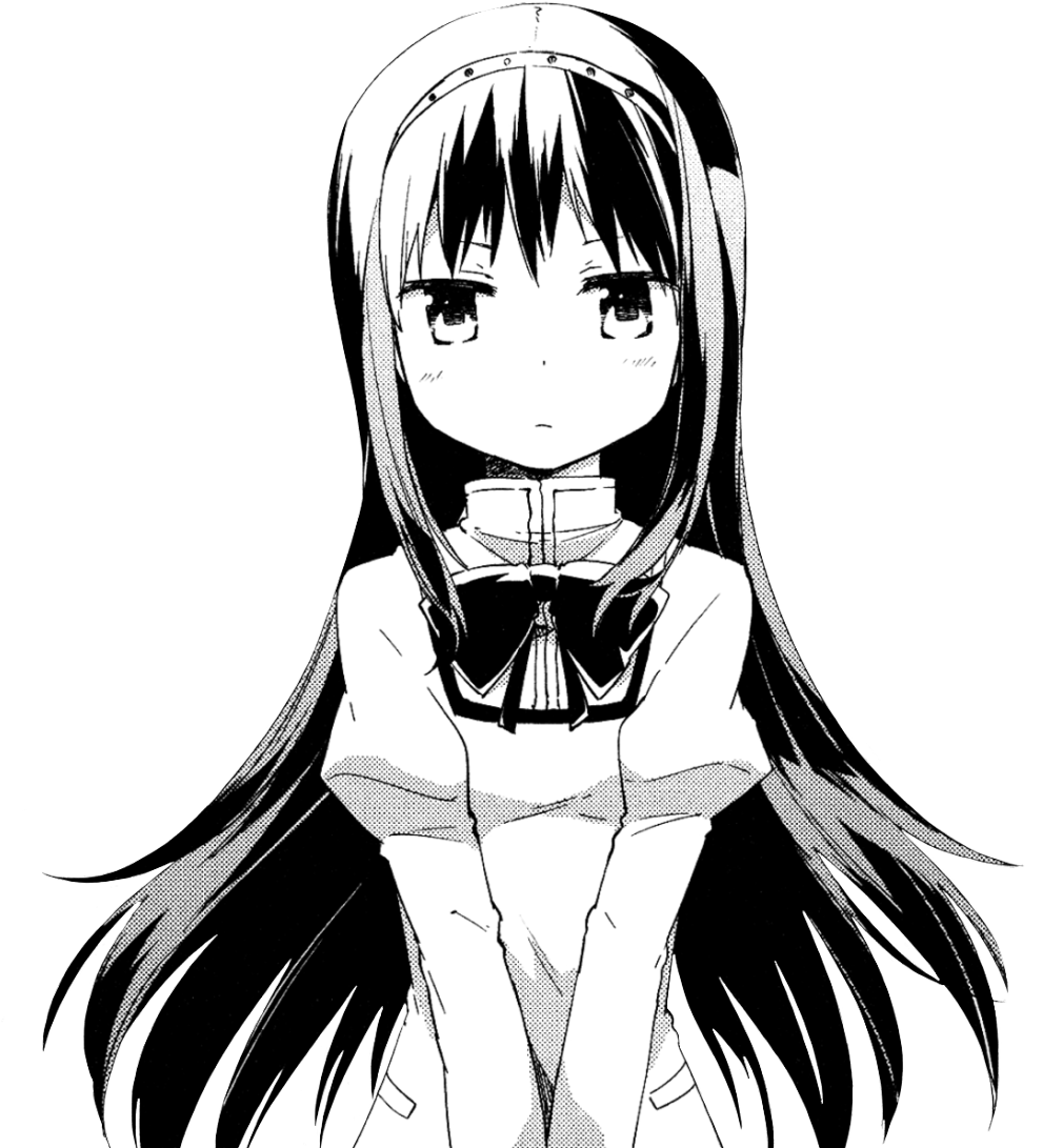 Manga And Pink - Puella Magi Madoka Magica Homura Manga Clipart (1280x1157), Png Download