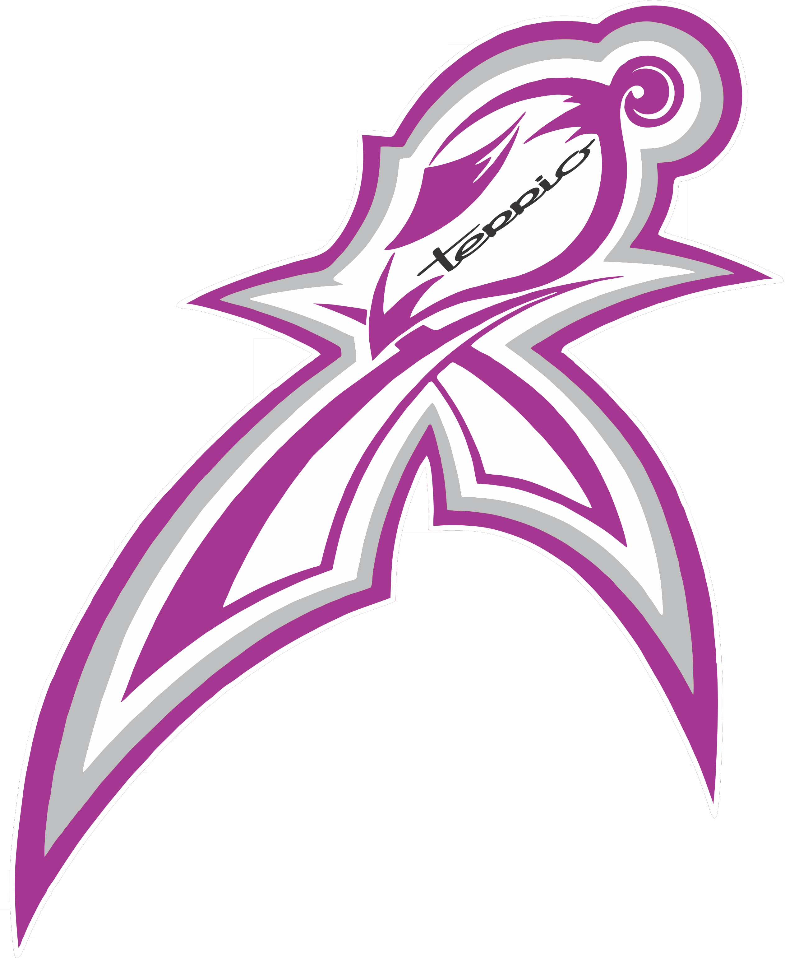 P Purple Helmet Logo Clipart (2528x3166), Png Download