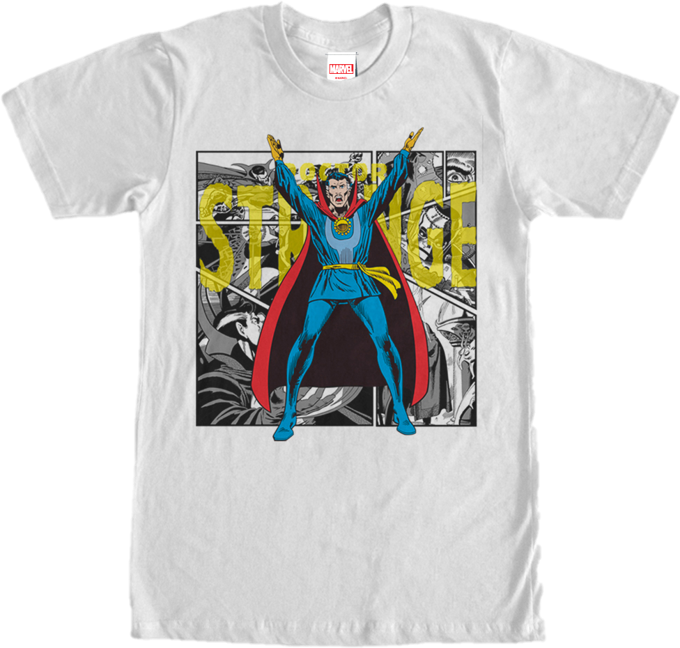 Marvel Doctor Strange Comic T Shirt - Ig 88 T Shirt Clipart (976x930), Png Download