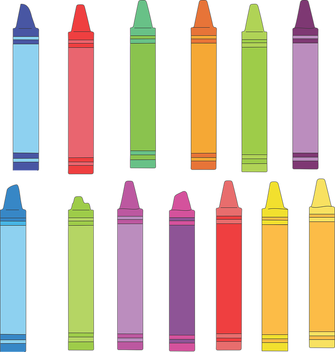 Crayon Art Drawing - Dessin De Crayon De Couleur Clipart (686x720), Png Download