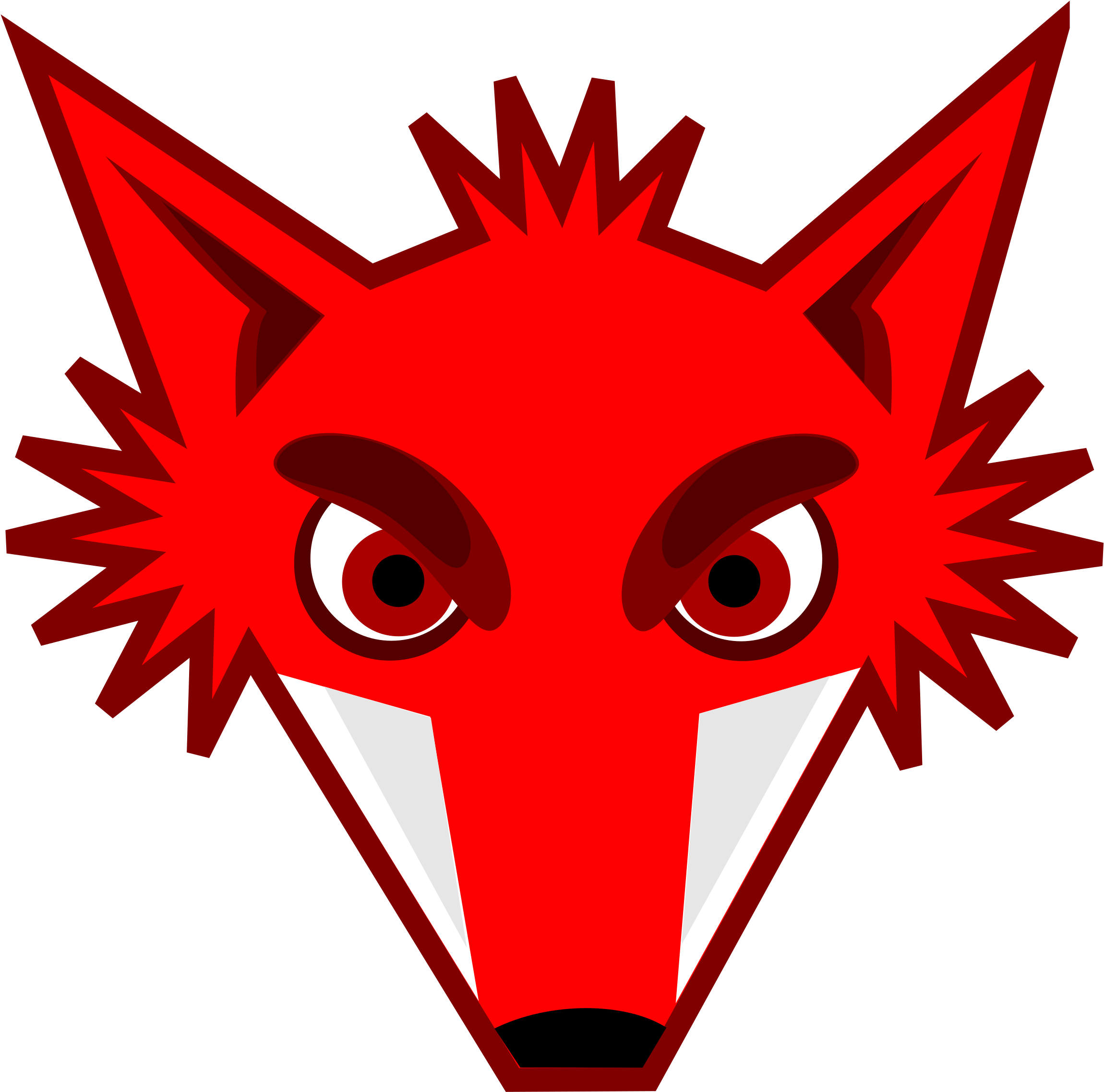 Foxhead Big Image Png - Cartoon Fox Head Clipart (2400x2400), Png Download