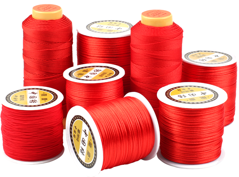 Red Rope Braided Rope Red Line Pendant Rope Lanyard - Electrical Wiring Clipart (800x800), Png Download