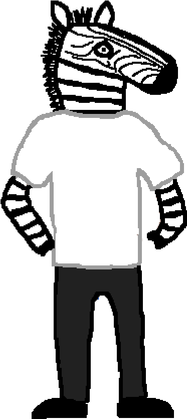 Zebra - Cartoon Clipart (1400x1400), Png Download